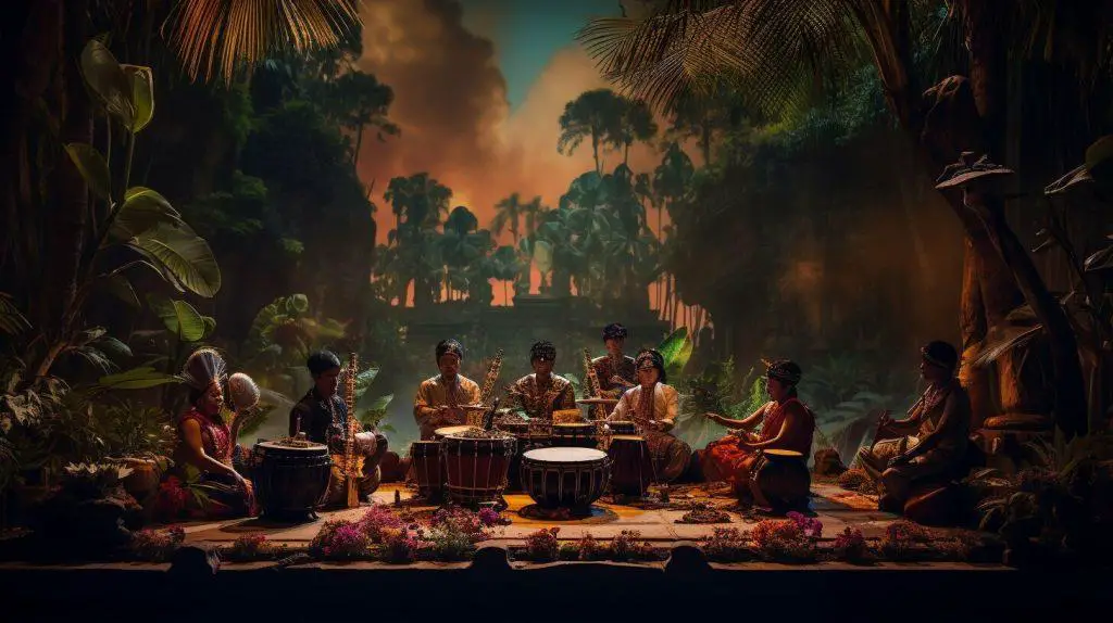 Cambodian music in traditional performance